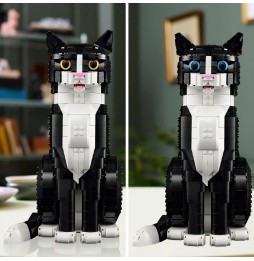 LEGO Ideas Black and White Cat