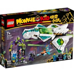 LEGO Monkie Kid Avionul Dragon Alb 80020