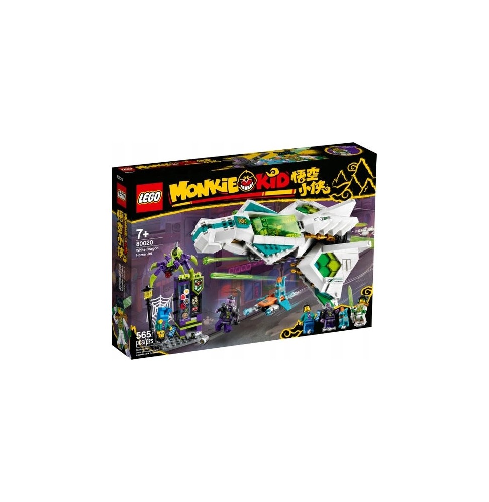 LEGO Monkie Kid Avionul Dragon Alb 80020