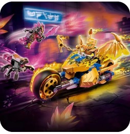 LEGO Ninjago Złoty smoczy motocykl Jaya