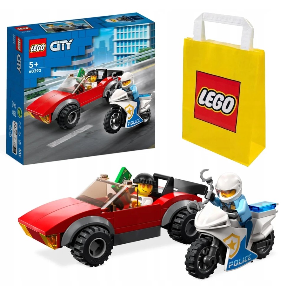 LEGO City 60392 Police Motorcycle Chase