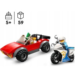 LEGO City 60392 Motocykl Policyjny Pościg