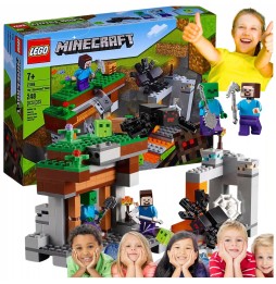 LEGO Minecraft Mina Părăsită cu Păianjen 248 piese