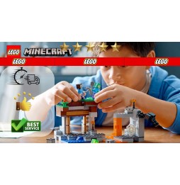 LEGO Minecraft Opuszczona Kopalnia Pająk 248 elementów