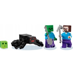 LEGO Minecraft Mina Părăsită cu Păianjen 248 piese