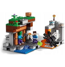 LEGO Minecraft Opuszczona Kopalnia Pająk 248 elementów