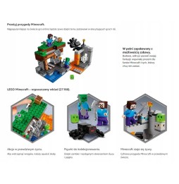 LEGO Minecraft Mina Părăsită cu Păianjen 248 piese