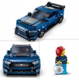 LEGO Ford Mustang Dark Horse Speed Champions set