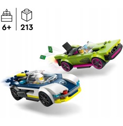 LEGO City: Mașină de poliție și Muscle Car în urmărire