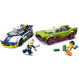 LEGO City: Mașină de poliție și Muscle Car în urmărire