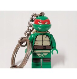 Lego Raphael Keychain TMNT