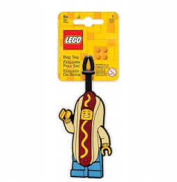 LEGO Hot Dog Luggage Tag