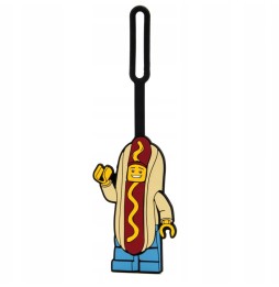 LEGO Hot Dog Luggage Tag