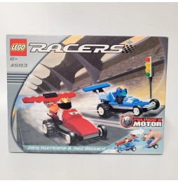 Lego Racers 4593 Zero Hurricane & Red Blizzard