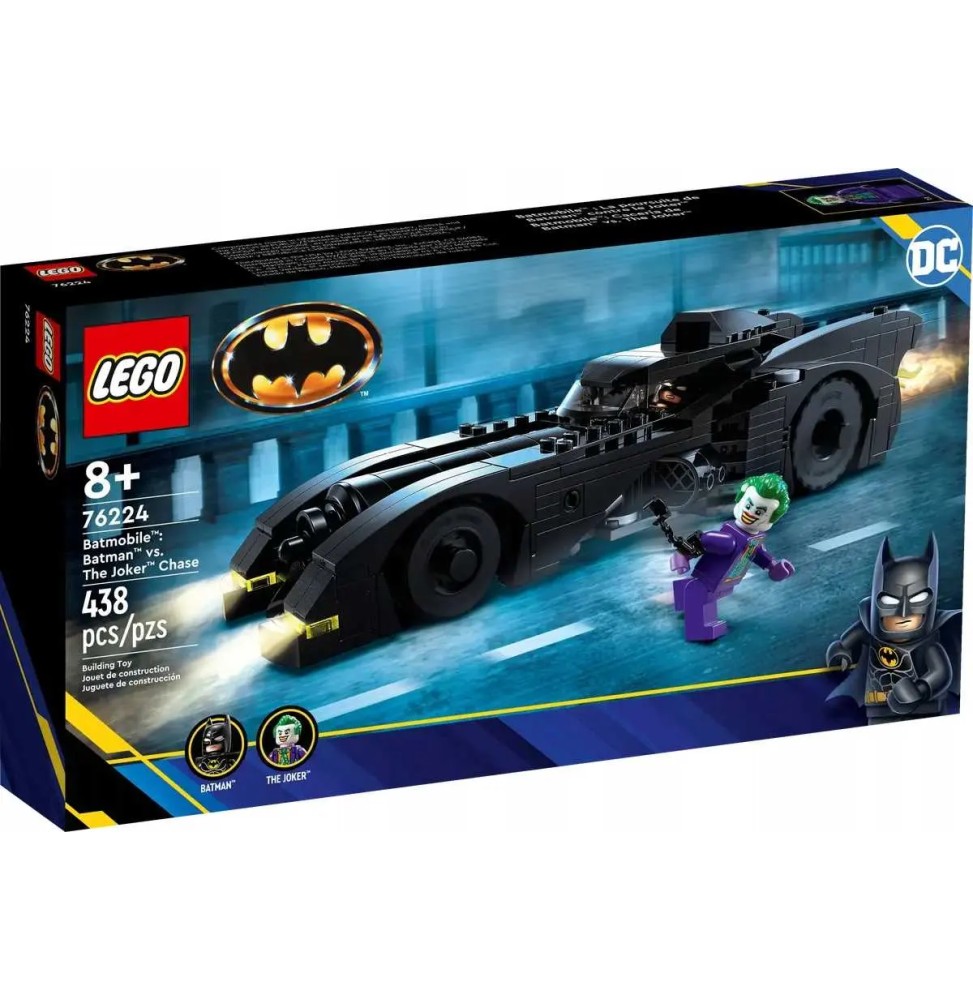 LEGO Batman Batmobil Urmărirea lui Batman cu Jokerul 76224