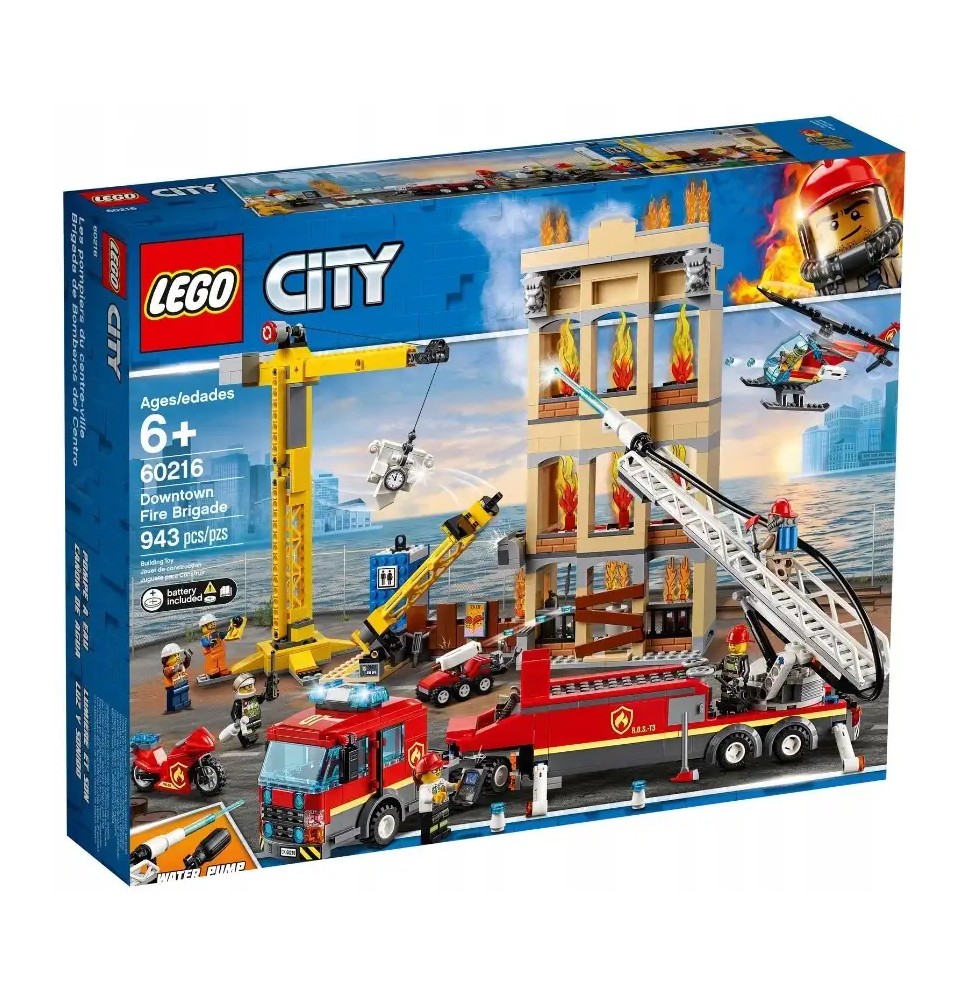 LEGO 60216 City - Pompierii din centru