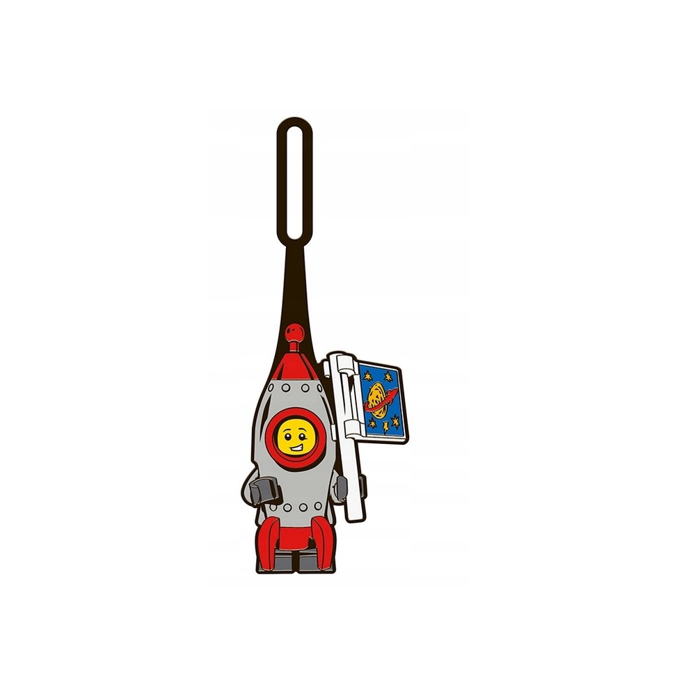 LEGO Rocket Luggage Tag for Boys