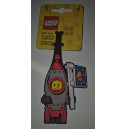 LEGO Rocket Luggage Tag for Boys