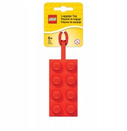 LEGO Red Block Luggage Tag