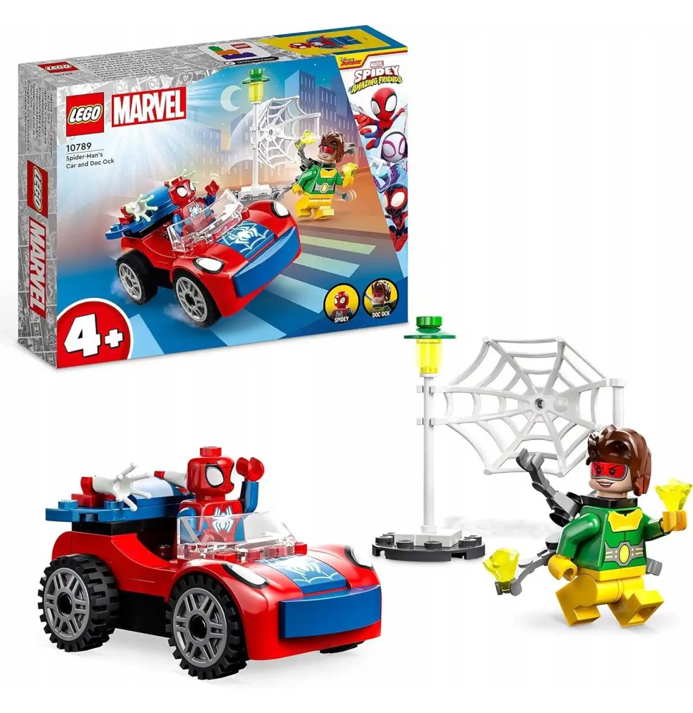 LEGO Marvel Mașina lui Spider-Man și Doc Ock