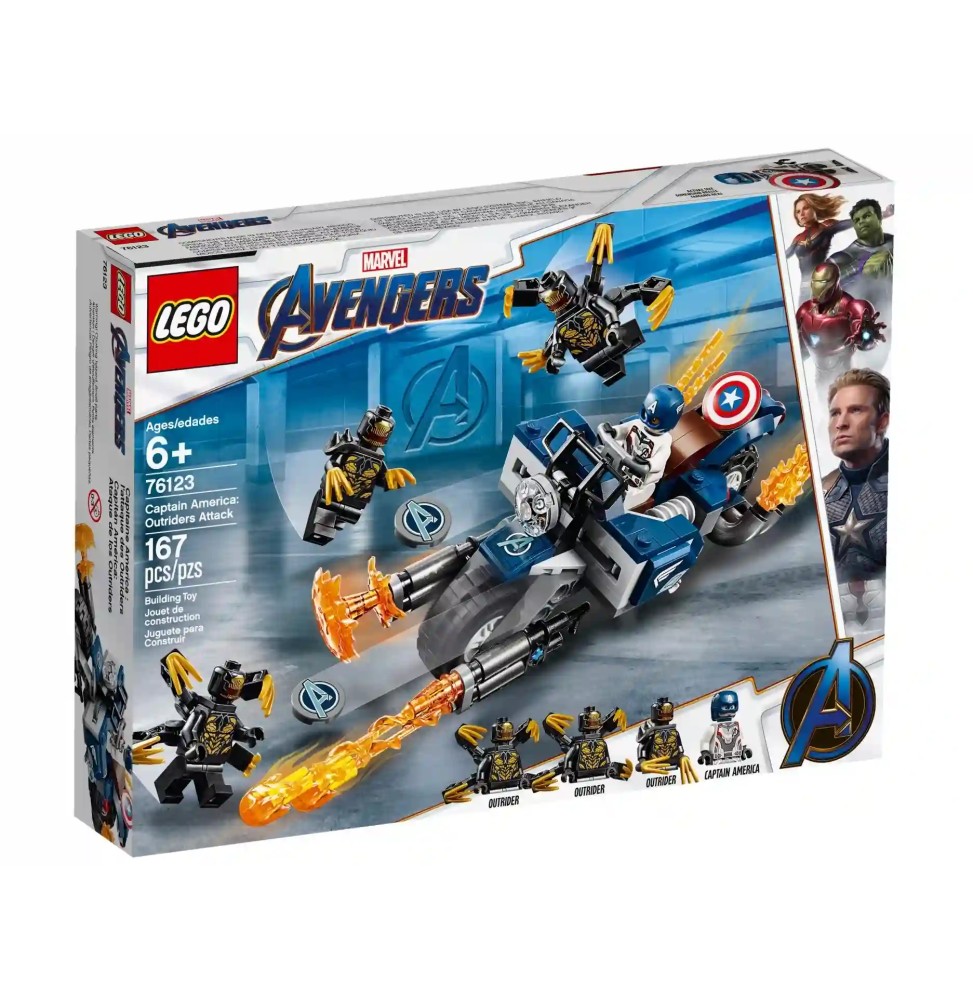 LEGO Captain America Outriders Attack 76123