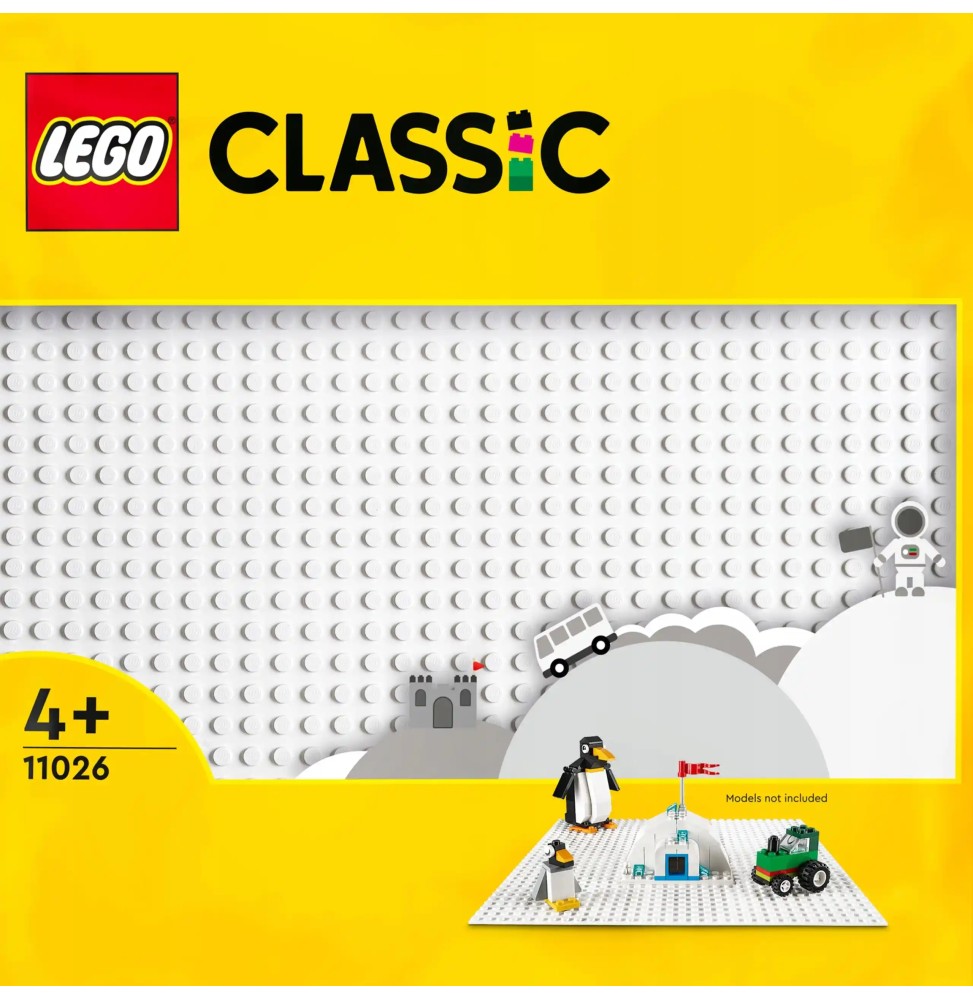 LEGO Classic Placă de construcție Albă