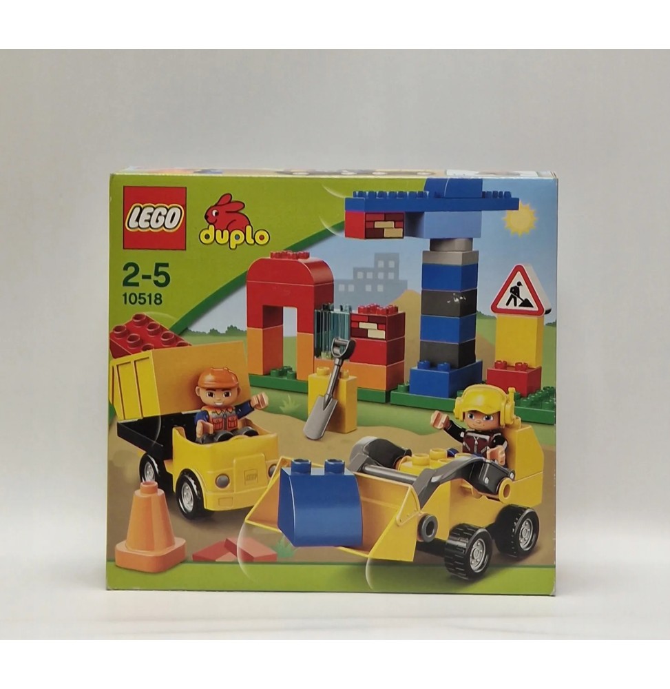 LEGO Duplo Construction Site with Truck and Excavator