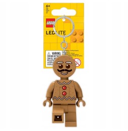 LEGO Gingerbread Keychain with LED Light