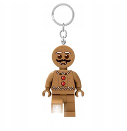 LEGO Gingerbread Keychain with LED Light