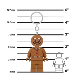 LEGO Gingerbread Keychain with LED Light