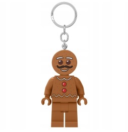 LEGO Gingerbread Keychain with LED Light