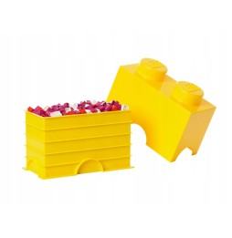 LEGO Storage Container 2x1 Yellow