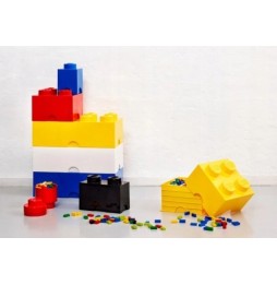 LEGO Storage Container 2x1 Yellow