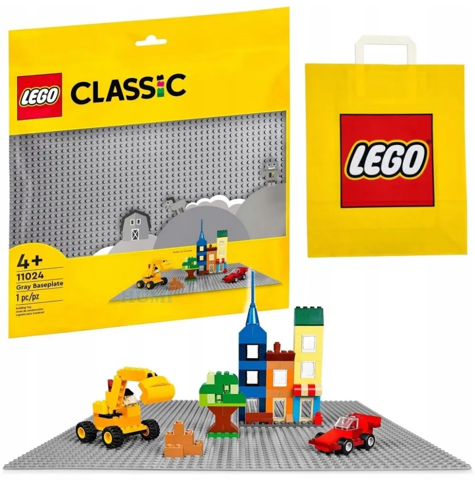 LEGO 11024 Classic Duża szara płytka