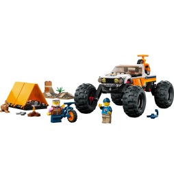 LEGO City 60387 Mașină 4x4 cu cort