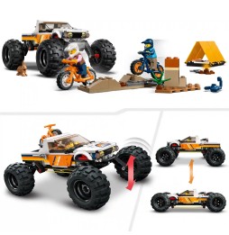 LEGO City 60387 Mașină 4x4 cu cort