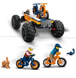 LEGO City 60387 Mașină 4x4 cu cort