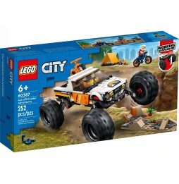 LEGO City 60387 Mașină 4x4 cu cort