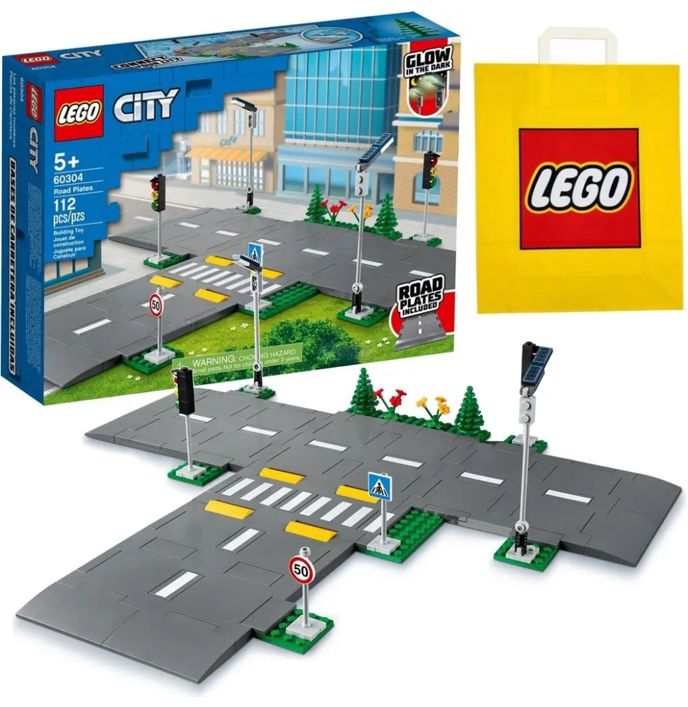 LEGO City 60304 Plăci de drum cu semne