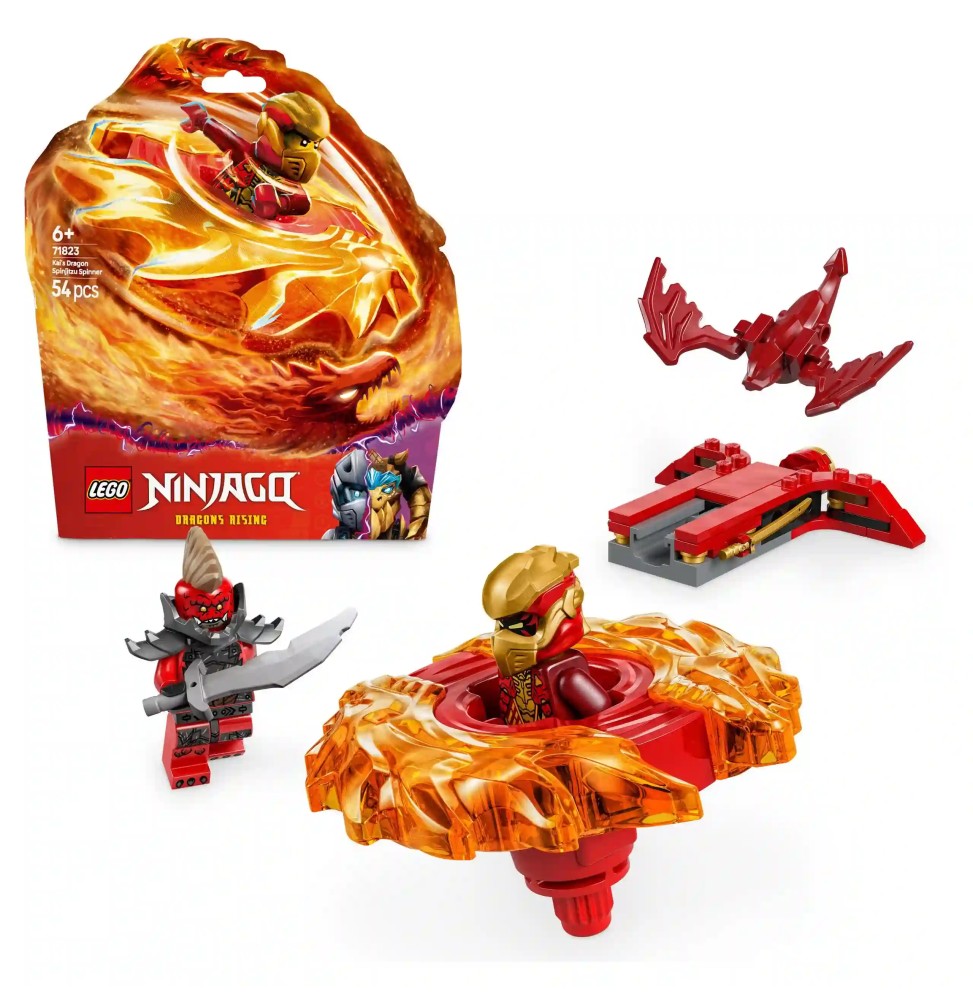 LEGO Ninjago Spinnerul Dragonului Spinjitzu Kaia 71823