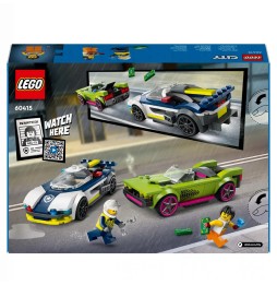 LEGO City: Mașină de poliție și Muscle Car în urmărire