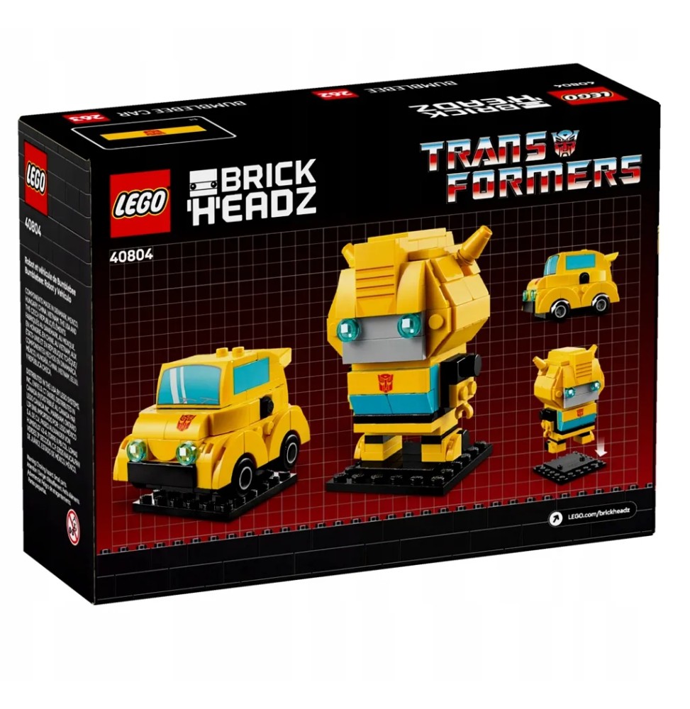 LEGO BrickHeadz Robot și Vehicul Bumblebee