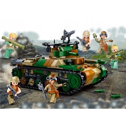 Type 97 Tank LEGO Set with Figures