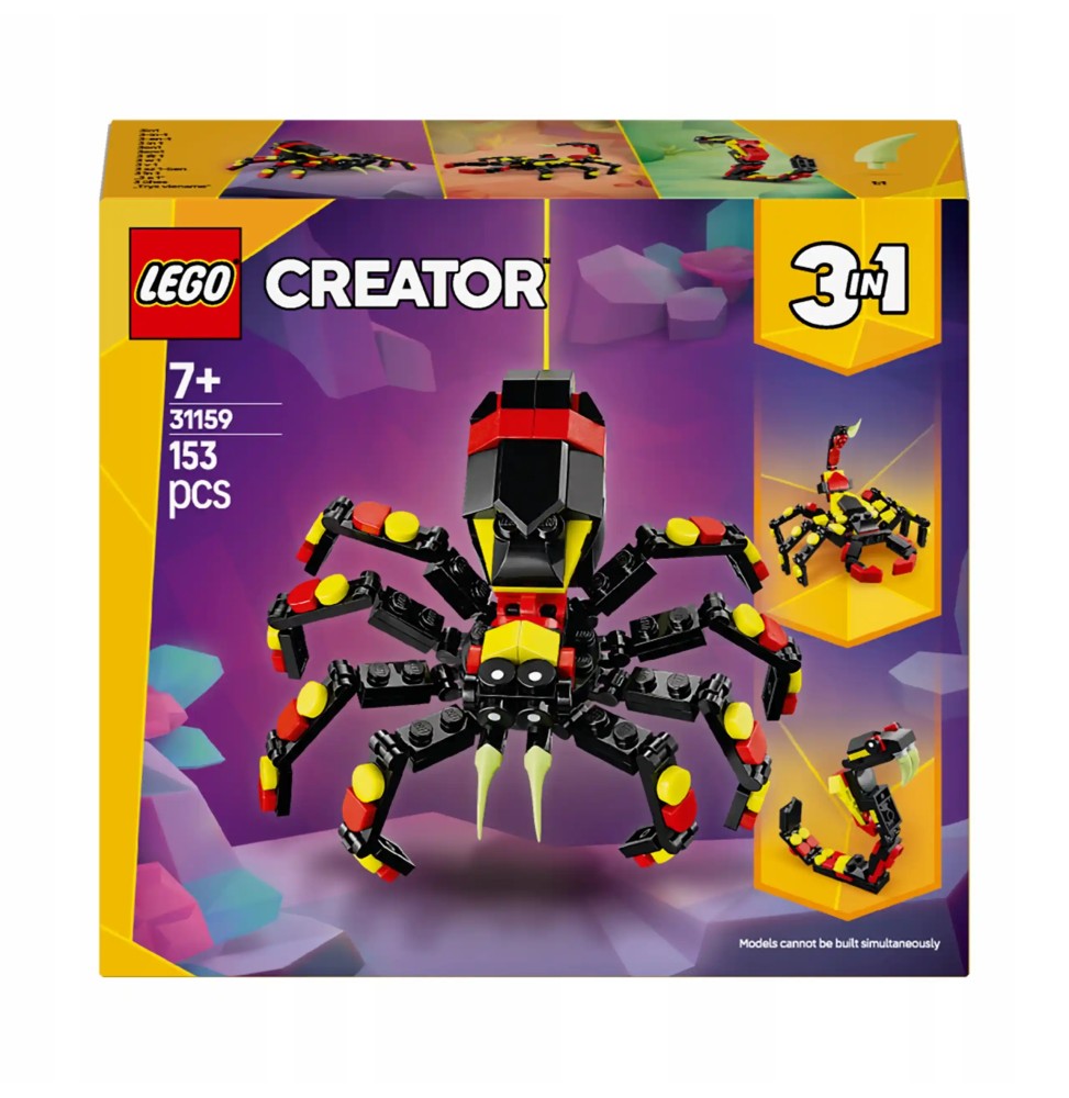 LEGO Creator 3 în 1 Animale sălbatice: păianjen 31159