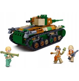 Type 97 Tank LEGO Set with Figures