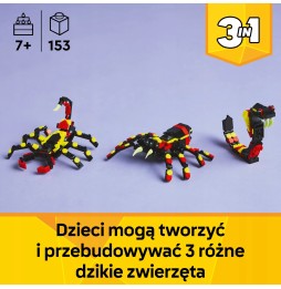 LEGO Creator 3 în 1 Animale sălbatice: păianjen 31159