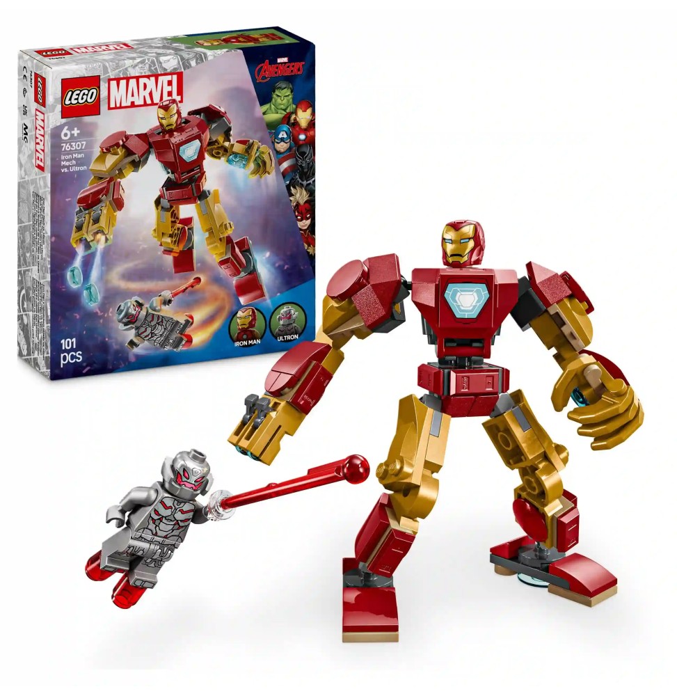 LEGO Marvel Mech Iron Mana - Zestaw klocków