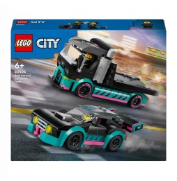 LEGO City mașină de curse și remorcă 2 în 1