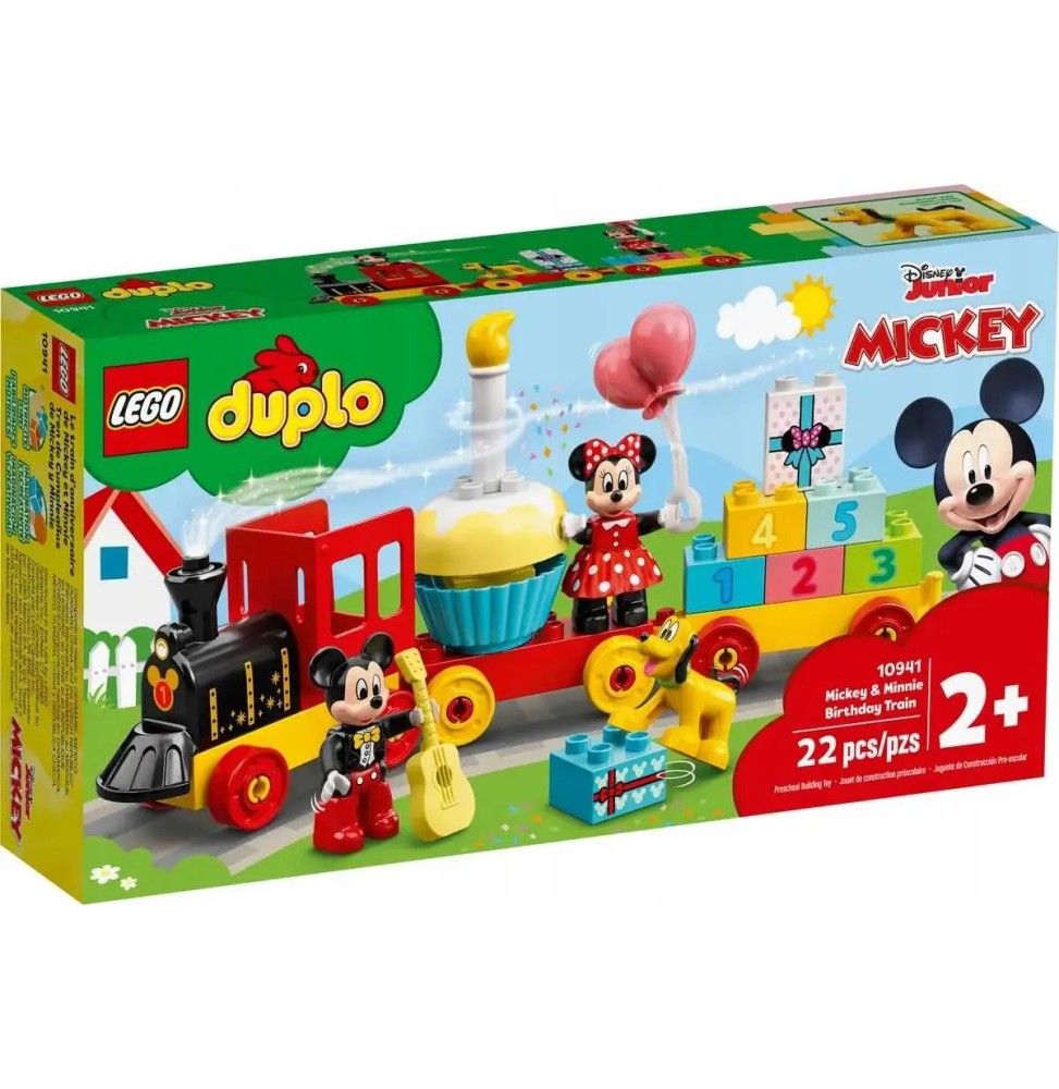 LEGO DUPLO Trenul de aniversare Miki și Minnie