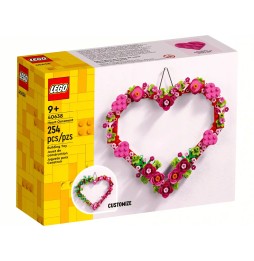 LEGO Heart Decoration for Valentine's